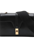 Pre-Loved 16 (Seize) Shoulder Bag Leather Medium with Gold Hardware, Black