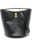 Pre-Loved Bucket 16 Bucket Bag Leather with Gold Hardware, Black