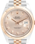 Pre-Loved Datejust 41 126331g, Automatic, Steel and Rose Gold, 41