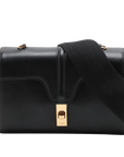 Pre-Loved 16 (Seize) Shoulder Bag Leather Medium with Gold Hardware, Black