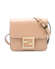 Pre-Loved Fab Crossbody Bag Leather Small with Gold Hardware, Beige
