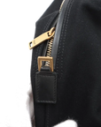 Pre-Loved Rive Gauche Tote Canvas Maxi with Gold Hardware, Black