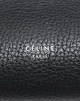 Pre-Loved Big Bag Tote Leather Small with Silver Hardware, Black