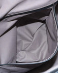 Pre-Loved Intrecciato Boston Duffle Duffle Bag Intrecciato Leather Large with Aged Silver Hardware, Black