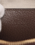 Pre-Loved Ophidia GG Mini Boston Handbag Monogram Coated Canvas Mini with Gold Hardware, Beige Ebony