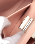 Pre-Loved Peekaboo Handbag Leather Mini with Silver Hardware, Pink