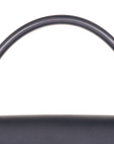 Pre-Loved Trapeze Handbag Leather Medium with Gold Hardware, Gray