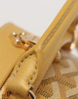 Pre-Loved Petite Boite Chapeau Handbag Goyardine Coated Canvas Mini with Gold Hardware, Yellow