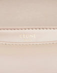 Pre-Loved Triomphe Besace Crossbody Bag Leather Small with Gold Hardware, Beige
