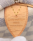 Pre-Loved Speedy Handbag Damier Coated Canvas 25 with Gold Hardware, Cream