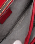 Pre-Loved Zumi Shoulder Bag Leather Small with Gold Hardware, Red