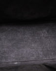Pre-Loved Luggage Tote Leather Mini with Silver Hardware, Black