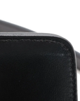 Pre-Loved GG Marmont Shoulder Bag Monogram Coated Canvas Mini with Gold Hardware, Beige / Ebony with Black Leather Trim