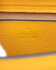 Pre-Loved Diana Bamboo Tote Leather Mini with Gold Hardware, Yellow