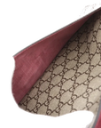 Pre-Loved Dionysus Blooms Shoulder Bag Monogram Coated Canvas Small with Aged Silver Hardware, Beige Ebony with Pink Floral