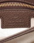 Pre-Loved Blondie Shoulder Bag GG Supreme Coated Canvas with Gold Hardware, Beige/Ebony