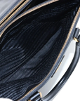 Pre-Loved Galleria Double Zip Tote Leather Medium with Gold Hardware, Black