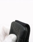 Pre-Loved Guccissima Belt Bag Guccissima Leather with Silver Hardware, Black