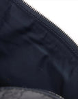 Pre-Loved Belt Bag Guccissima Leather with Silver Hardware, Navy