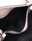 Pre-Loved Vitello Daino Two-Way Tote Handbag Leather with Silver Hardware, Light Pink