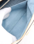 Pre-Loved Ophidia Handbag Floral Print Coated Canvas Small with Gold Hardware, White/Green/Pink