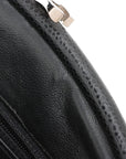 Pre-Loved Timeless Clutch Clutch Quilted Leather with Silver Hardware, Black