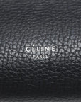 Pre-Loved Big Bag Tote Leather Small with Silver Hardware, Black
