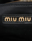 Pre-Loved Bowling Bag Handbag Leather Mini with Gold Hardware, Black
