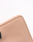 Pre-Loved Horsebit Chain Shoulder Bag Quilted Leather Small with Silver Hardware, Pink