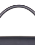 Pre-Loved Trapeze Handbag Leather Medium with Gold Hardware, Gray
