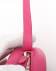 Pre-Loved Everyday Camera Bag Crossbody Bag Leather XS with Silver Hardware, Pink