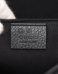 Pre-Loved Abbey D-Ring Tote GG Monogram Coated Canvas with Gold Hardware, Black