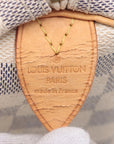 Pre-Loved Speedy Handbag Damier Coated Canvas 25 with Gold Hardware, Cream