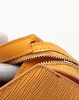 Pre-Loved Saint Jacques Shoulder Bag Leather GM with Gold Hardware, Yellow