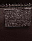 Pre-Loved GG Backpack Monogram Coated Canvas with Silver Hardware, Beige/Brown