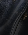 Pre-Loved Abbey D-Ring Tote Leather with Gold Hardware, Black