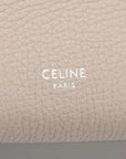 Pre-Loved Big Bag Tote Leather Small with Silver Hardware, Taupe