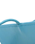 Pre-Loved Intrecciato Mini Crossbody Crossbody Bag Intrecciato Leather Mini, Light Blue