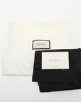 Pre-Loved GG Marmont Shoulder Bag Quilted Leather Medium with Aged Gold Hardware, Black