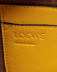 Pre-Loved Fortune Hobo Shoulder Bag Leather with Silver Hardware, Yellow