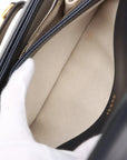 Pre-Loved Horsebit 1955 Shoulder Bag Leather Small with Gold Hardware, Red, Tan and Navy