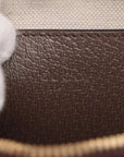 Pre-Loved Ophidia GG Mini Boston Handbag Monogram Coated Canvas Mini with Gold Hardware, Beige Ebony