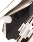 Pre-Loved Peekaboo Selleria Handbag Leather with Silver Hardware, Taupe