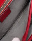 Pre-Loved Zumi Shoulder Bag Leather Small with Gold Hardware, Red