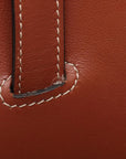 Pre-Loved Soft 16 Shoulder Bag Leather Large with Gold Hardware, Tan