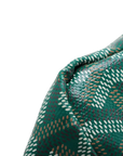 Pre-Loved Saint Louis Tote Goyardine Chevron Coated Canvas GM, Green