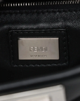 Pre-Loved Peekaboo Handbag Floral Leather Mini with Silver Hardware, Black