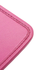 Pre-Loved Matelassé Wallet on Chain Crossbody Bag Quilted Leather Small with Gold Hardware, Pink