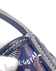 Pre-Loved Saint Louis Tote Goyardine Coated Canvas PM, Navy Blue