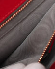 Pre-Loved Zumi Shoulder Bag Leather Small with Gold Hardware, Red